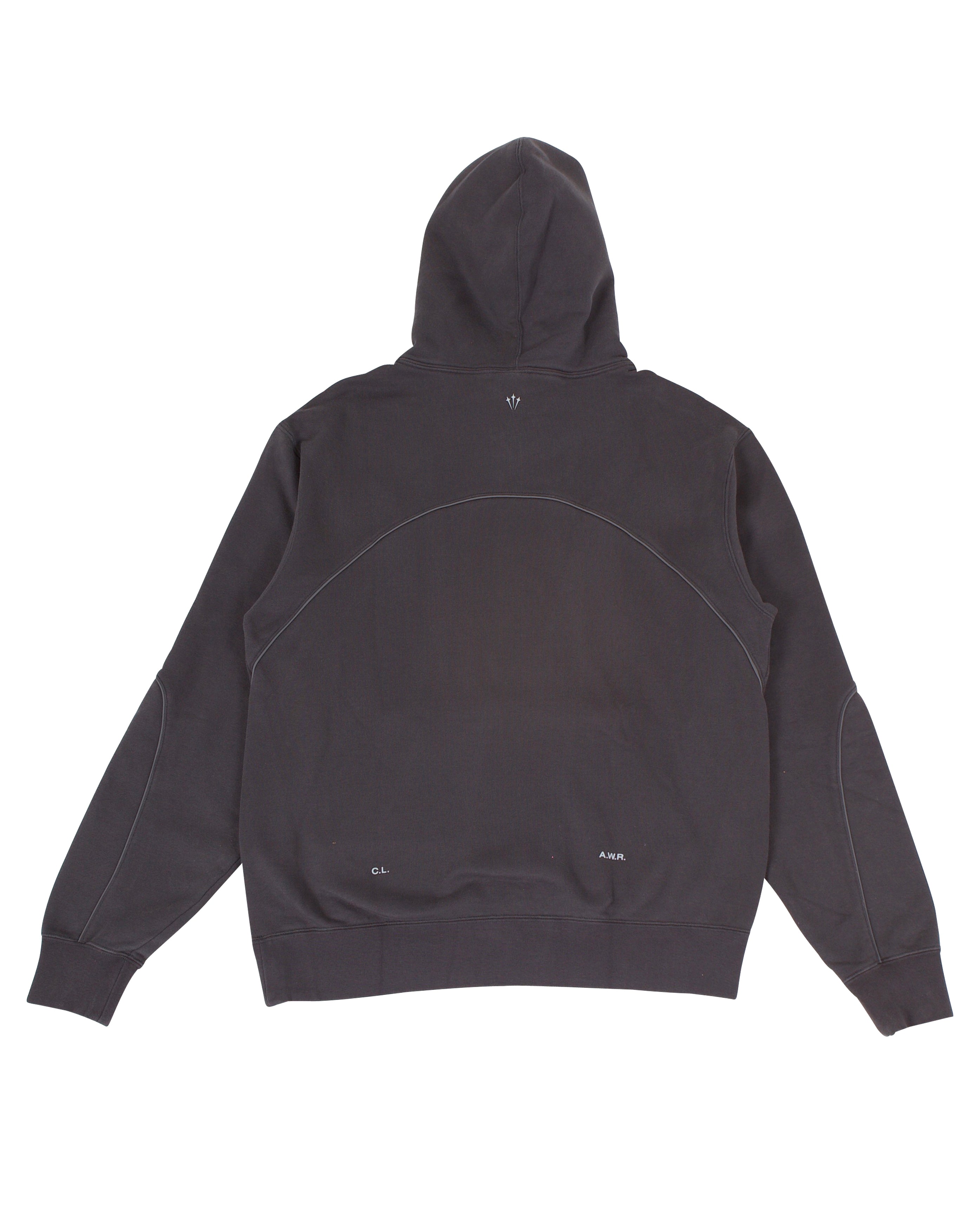 Fleece hoodie black top