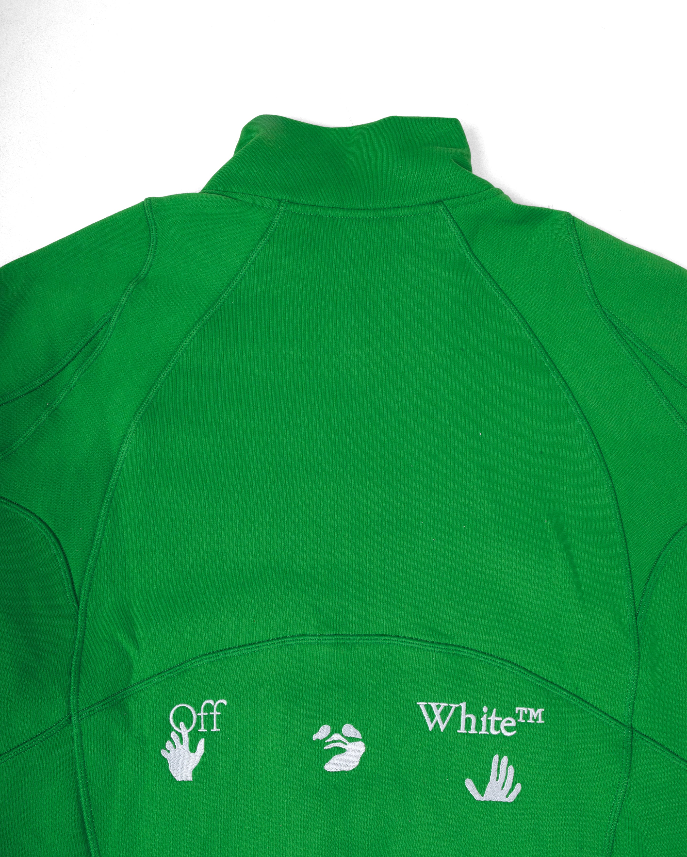 Nike off sales white track jacket