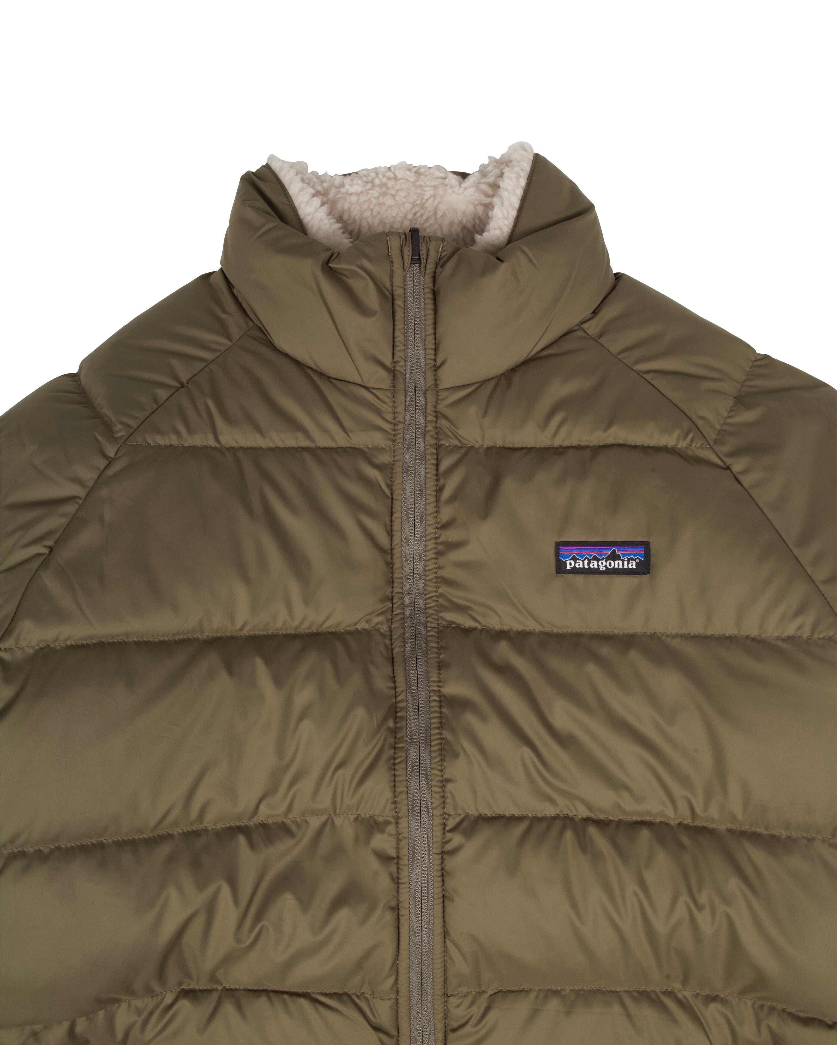 Patagonia silent down 2025 jacket cargo green
