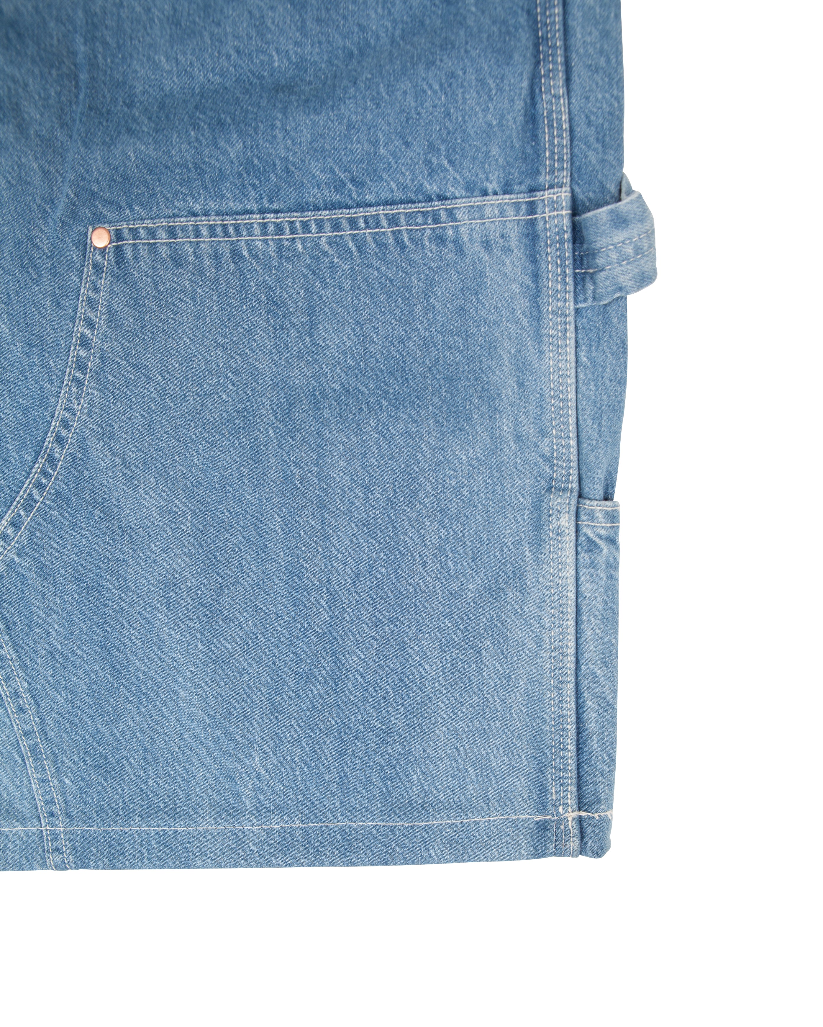 Doppelte Knieshorts Vintage Stonewash - Starcowparis - 3