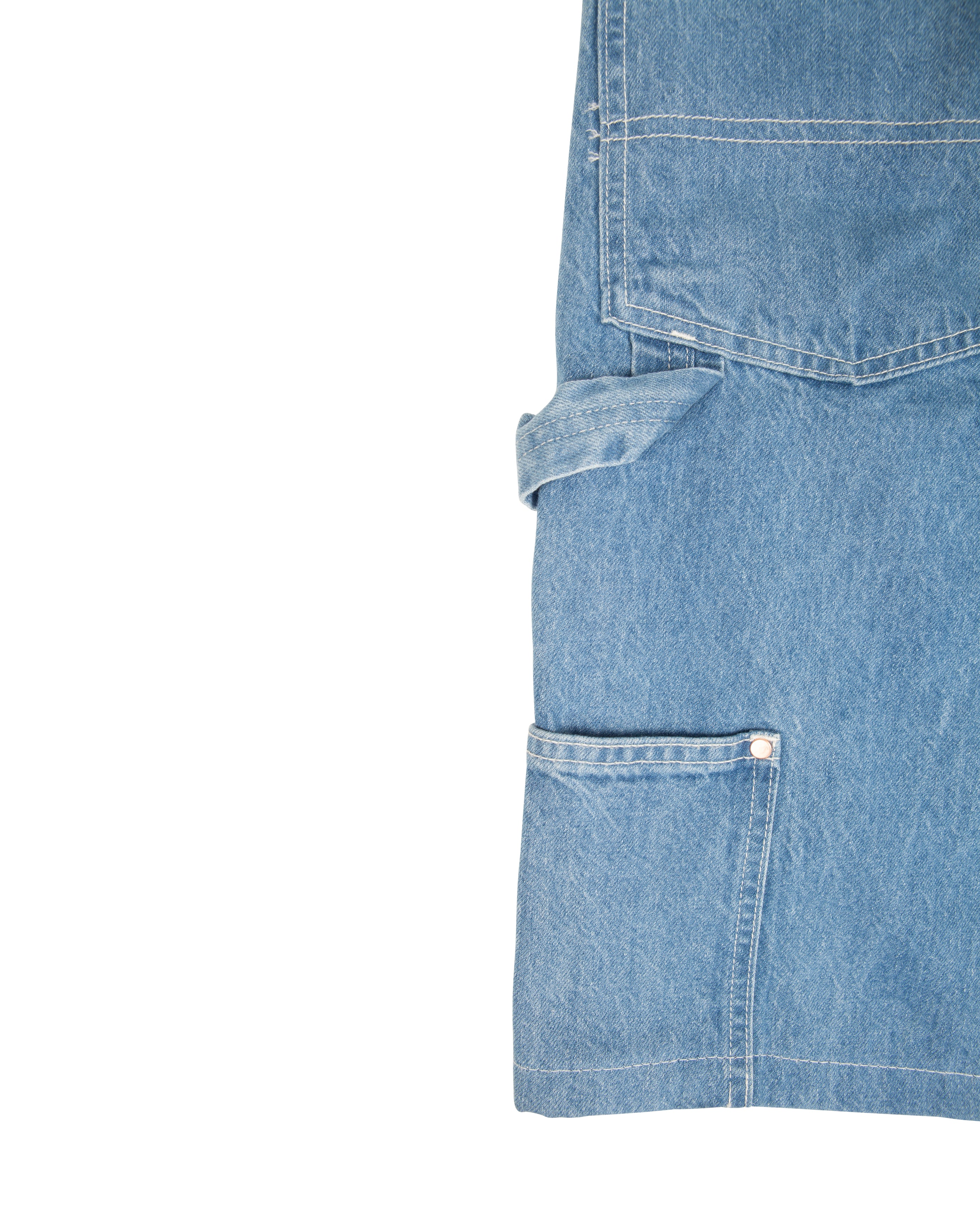 Doppelte Knieshorts Vintage Stonewash - Starcowparis - 4