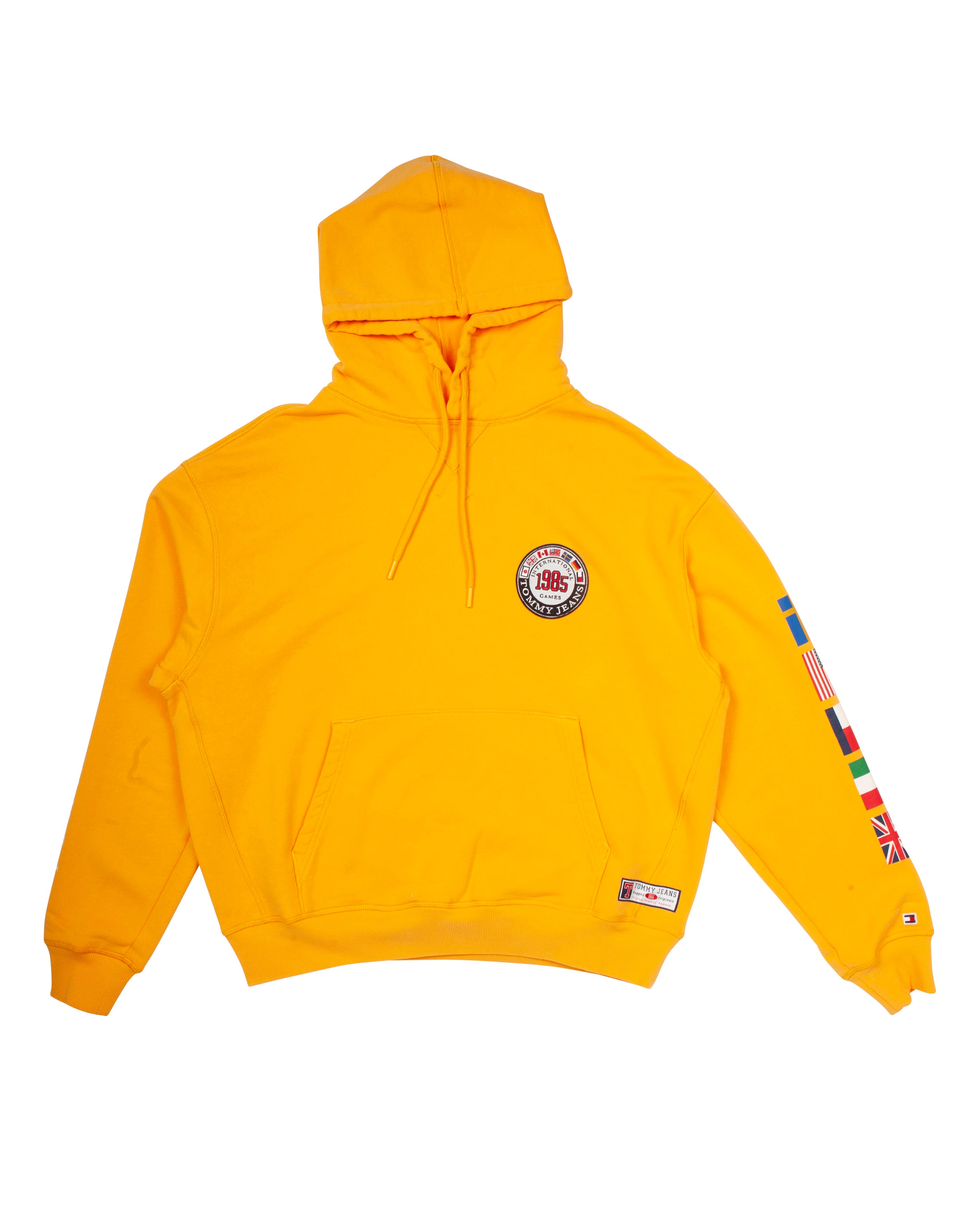 Yellow Tommy Jeans Gelber Tommy Hilfiger Hoodie Archive Games