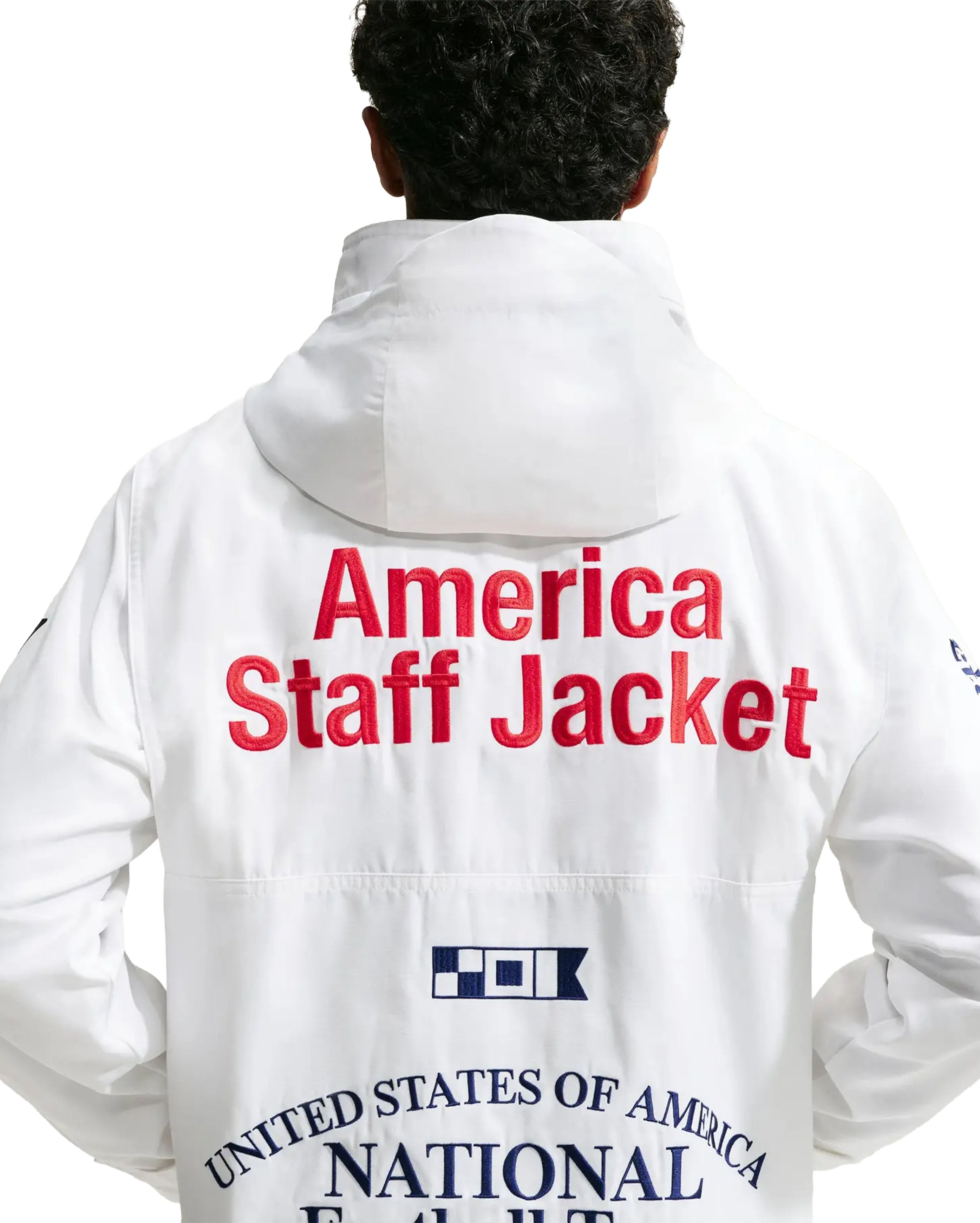 x VAA USA Woven Staff Jacket White - Starcowparis - 2